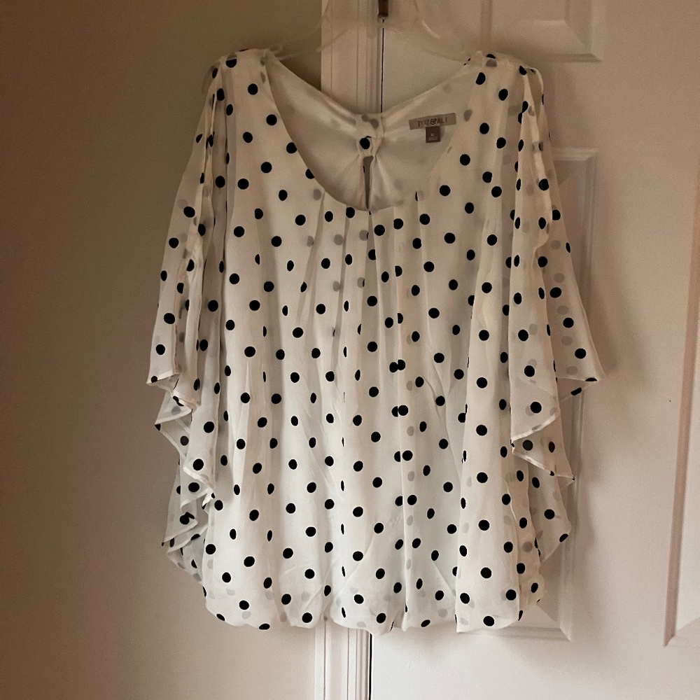 Polka Dot Womens Blouse